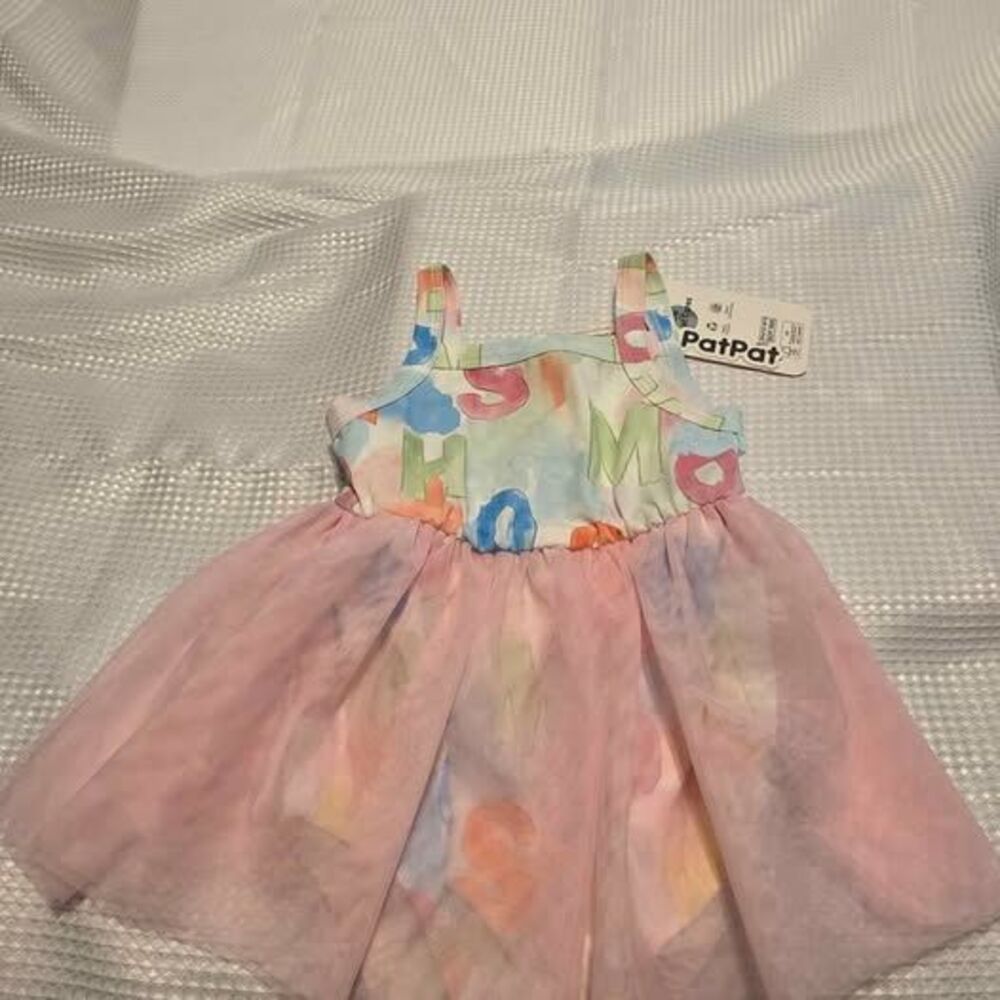 PatPat pink baby tutu dress 3-6M